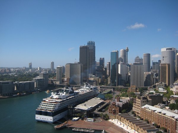 Millennium with the CBD in the background from Harbour Bridge