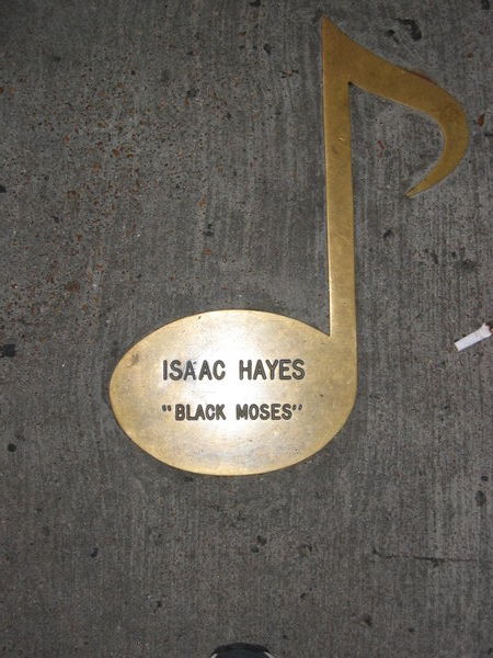 Isaac Hayes' Spot on the Walk of Stars