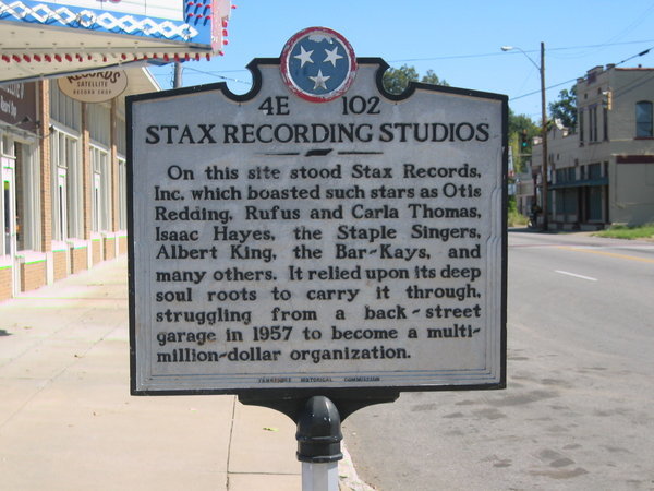 The Stax Historical Marker