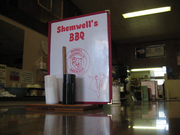 Shemwell's Menu