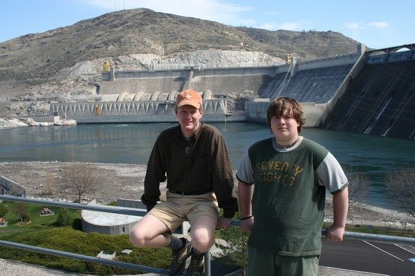 Jeff & Vince at Grand Coulee Dam