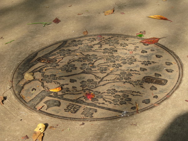 Even the manhole covers are a work of art