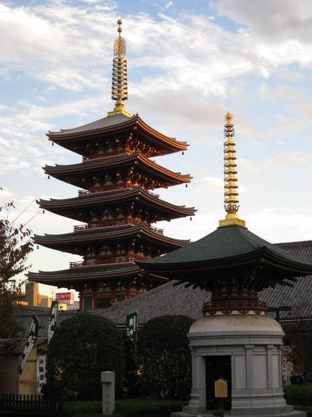 Senso-Ji Buddhist Temple Pagoda