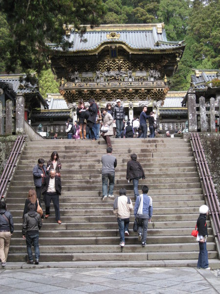 The main gate to the mausoleum of Tokugawa Ieyasu