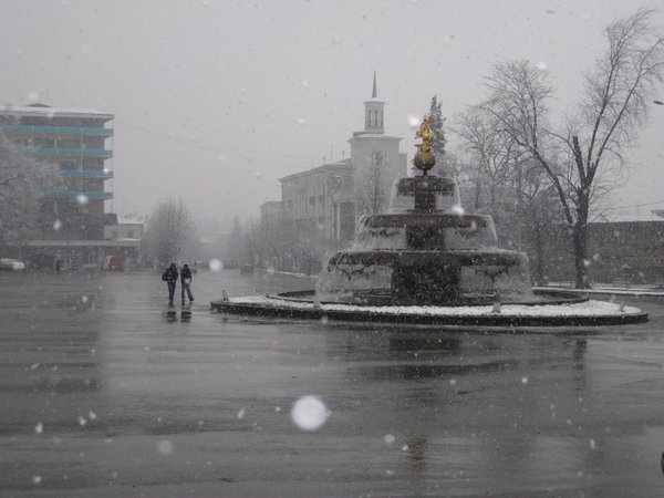 Snow in Telavi