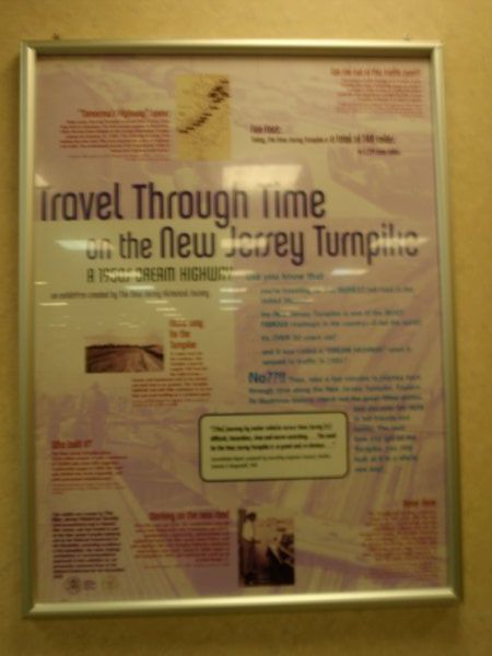 New Jersy Turnpike history exibit