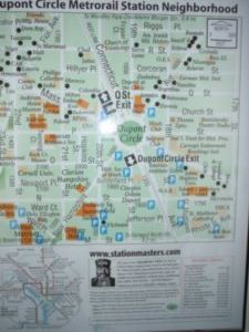 Dupont Circle area map