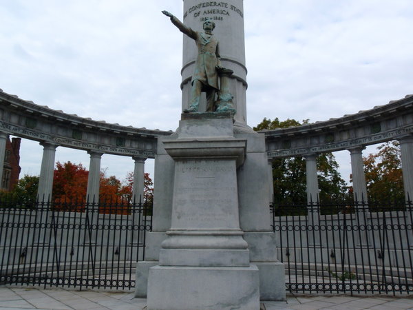 Jefferson Davis on Monument Avenue