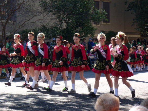 Irish Dancers in the parade