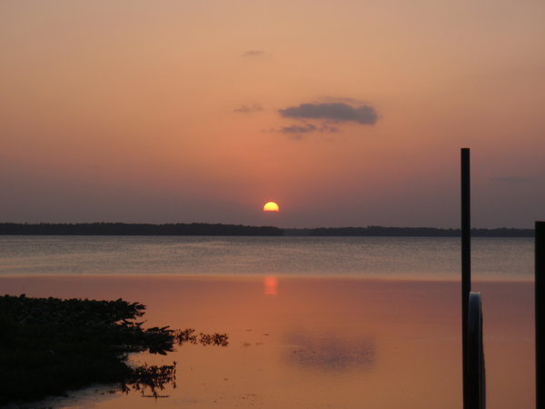 Sunset over Lake Luchilla