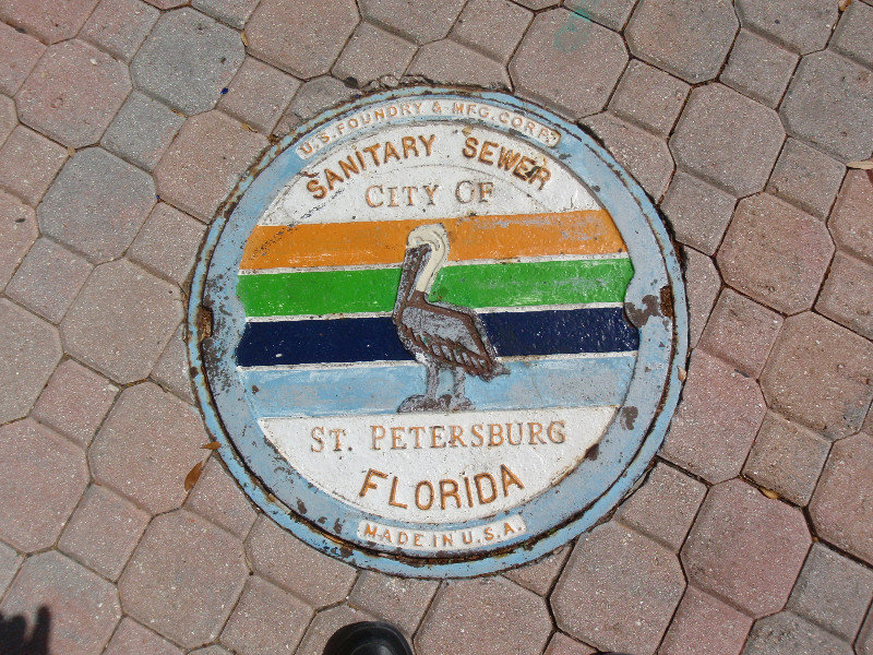 St. Petersburg manhole cover
