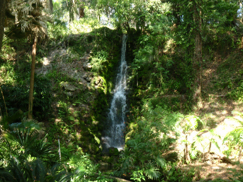 Man-made waterfall