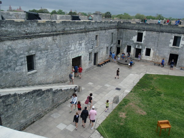Castillo San Marcos inner courtyard