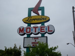 Lorraine Hotel Sign