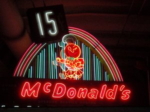 Original McDonald's sign