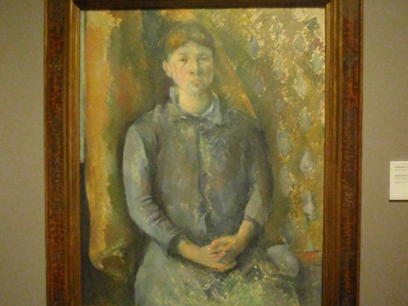 Paul Cezanne, "Madame Cezanne"