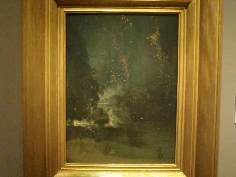James McNeil Whistler, "Nocturne in Black and Gold, the Falling Rocket"