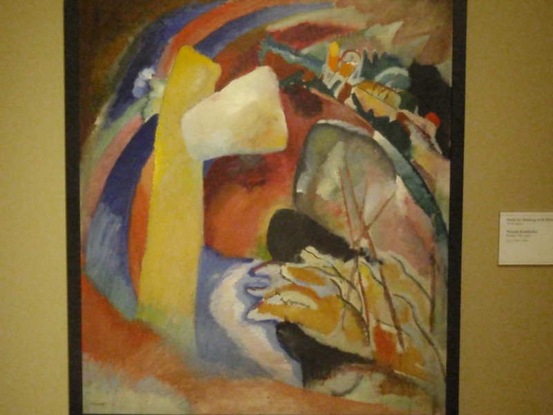 Wassily Kadinsky, "Study for Painting with White Form"