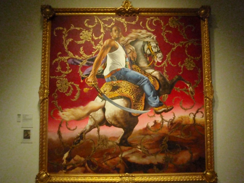 Kehinde Wiley, "Officer of the Hussars"