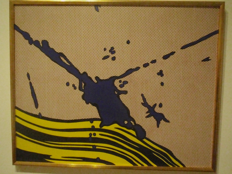 Roy Lichtenstein, "Study for Brushstoke with Spatter"