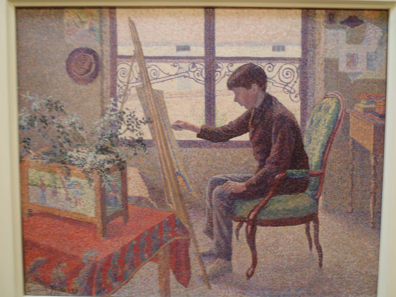 Interior of the Studio, by Lucien Pissarro 