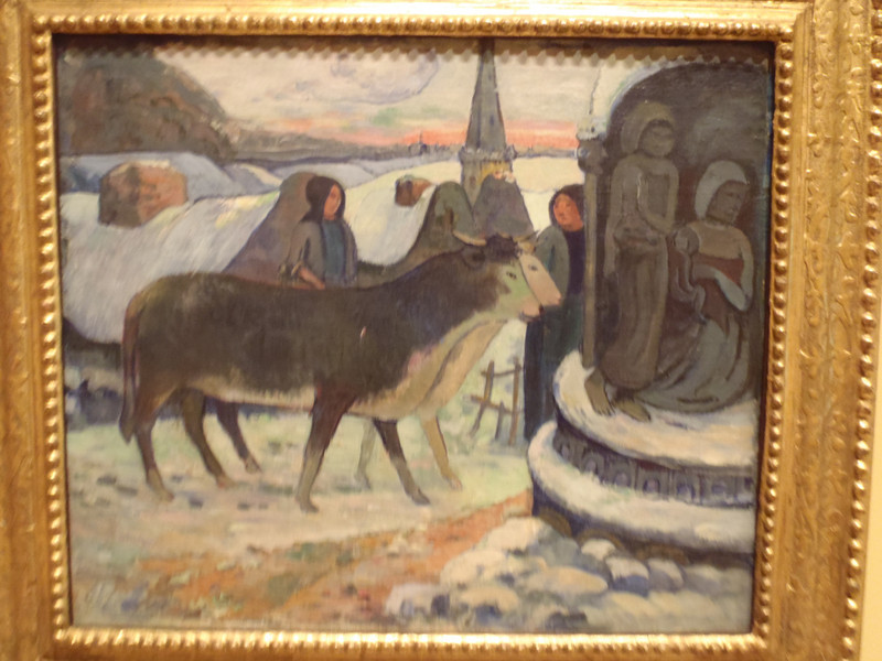 Christmas Night (The Blessing of the Oxen) by Paul Gauguin