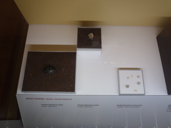 Diamonds, from the gem exhibit