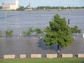 The Mississippi is a little high