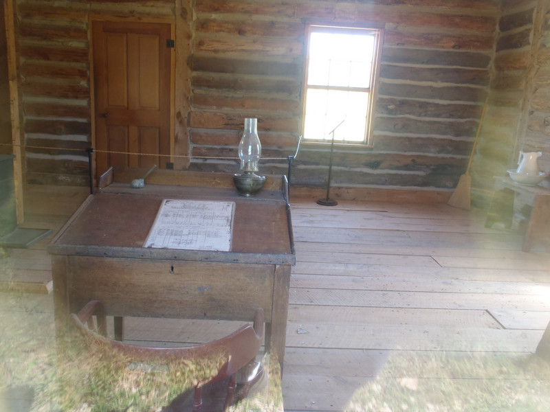 Recreated Crazy Horse cabin