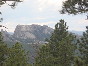 Mount Rushmore from Iron Mountain Highway
