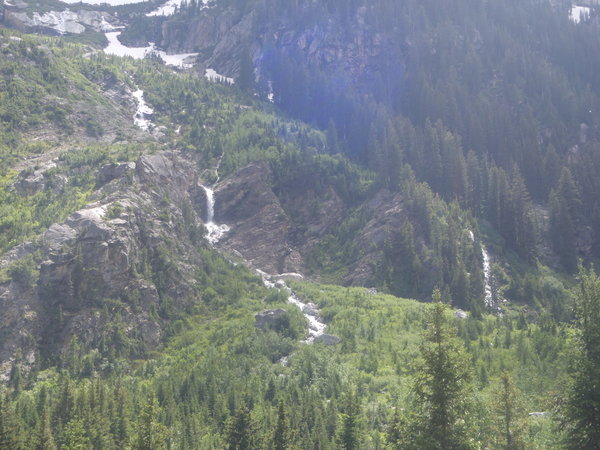 Mountainside Waterfall