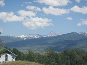 Tetons' backside Tetons' backside