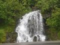 Roadside waterfall