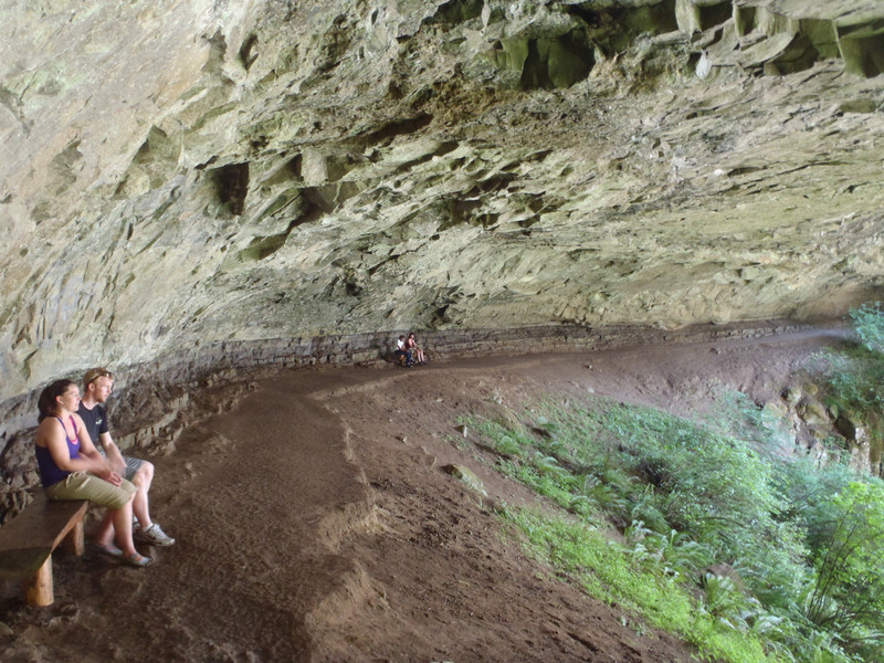 Cave behind North Falls