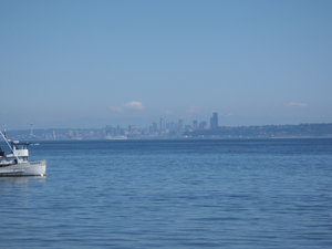 Seattle from Manchester Beach