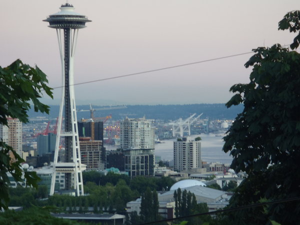 Space needle and waterfront