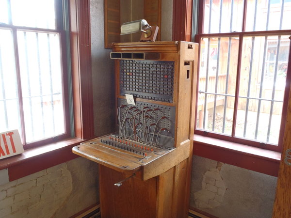 Silverton's first telephone exchange
