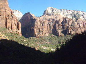Zion Canyon from Third Emerald Pool