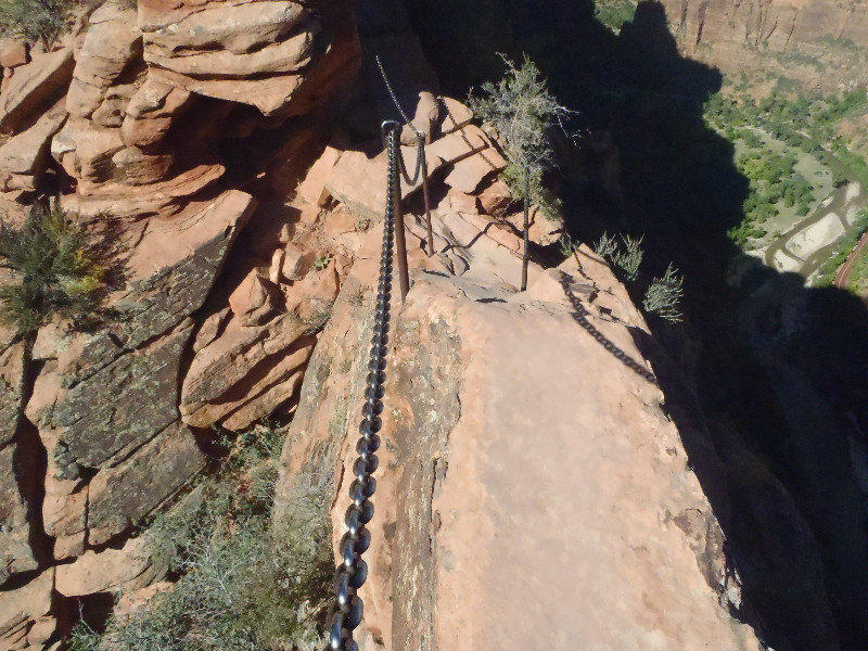 Steps of Faith on Angels Landing Trail