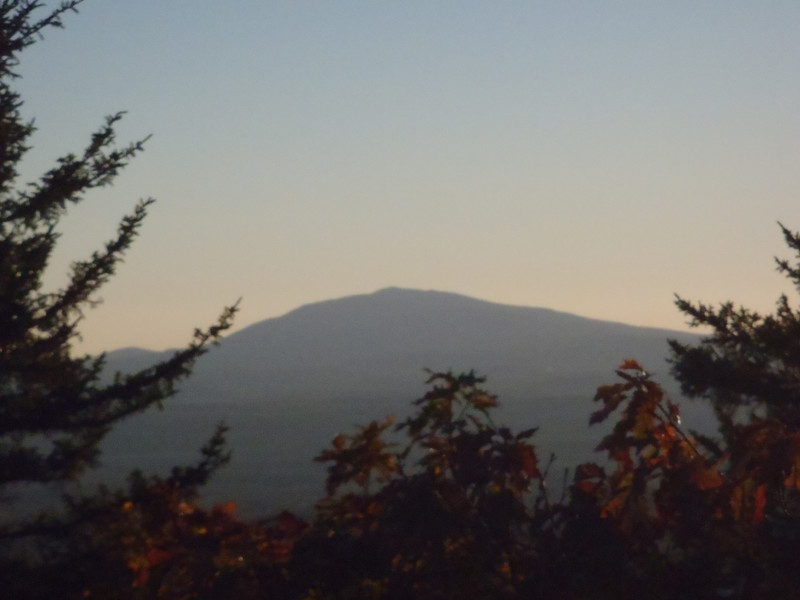 Mount Monadnock near sunset