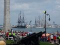 USS Constitution and USCGS Eagle