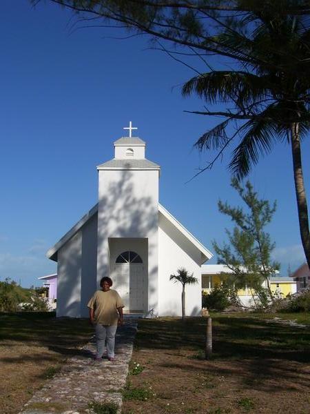 Jennifer at Chub Cay Church