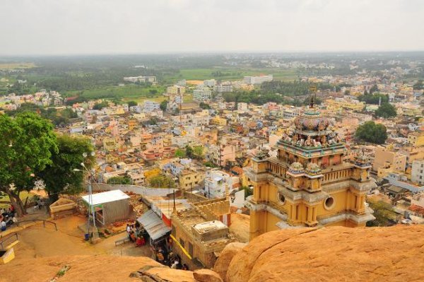 View of Trichy from top