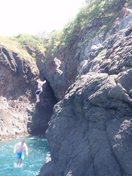 Cliff Jumping at Friar's Cave