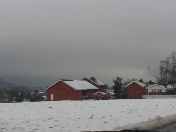 Norway has red barns too!