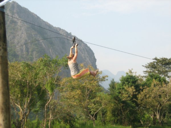 don on zip wire...