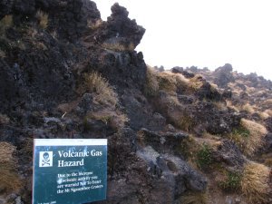 Volcanic gaz hazard