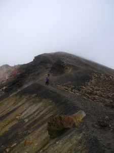 the windy way over the volcano