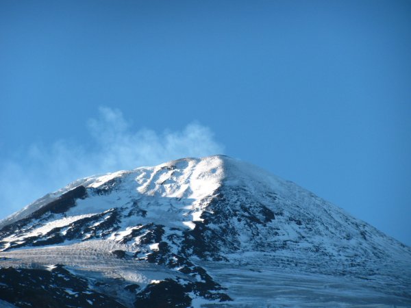 Our goal: the always smoking volcano villarica