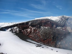 incredible view on the crater